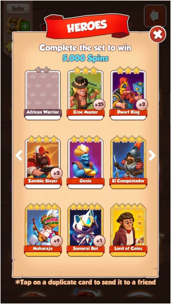 How to get free cards in Coin Master
