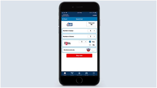 Lotto Quebec mobile app for iPhone