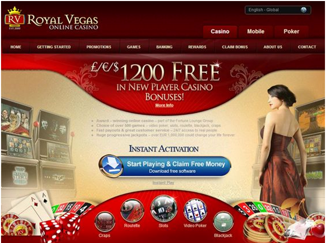 Royal Vegas Casino Instant Play