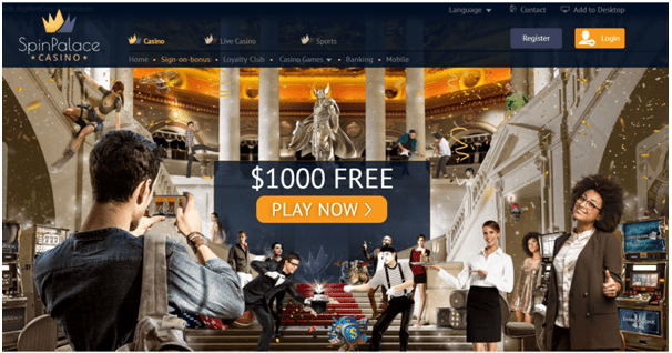 Spin Palace casino mobile bonus