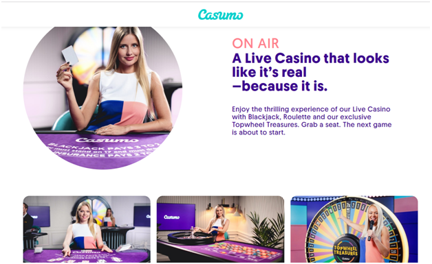 Casumo casino live